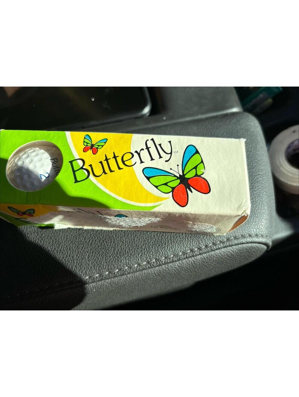 Vintage Tommy Armour White Butterfly Golf Balls 3 Pack Surlyn Cover NEW [COPY]